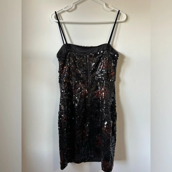 Guess Black Sparkly Mini  Dress - Picture 3 of 5